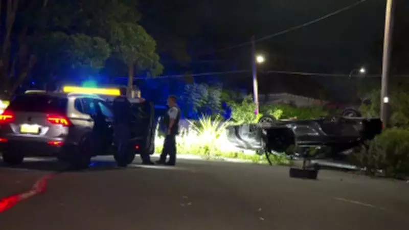 Sydney Manhunt Intensifies After Stolen Car Crash in Lane Cove