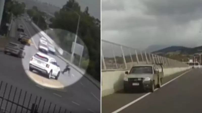 Tasmanian Police Officer Narrowly Escapes Being Hit by Allegedly Stolen Car