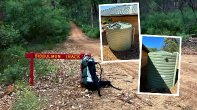 Thieves Steal Three Rainwater Tanks from Bibbulmun Track Campsites in Perth Hills