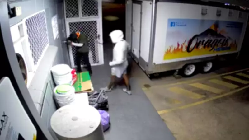 Townsville Burglars Caught on Video in Failed Kebab Shop Break-In