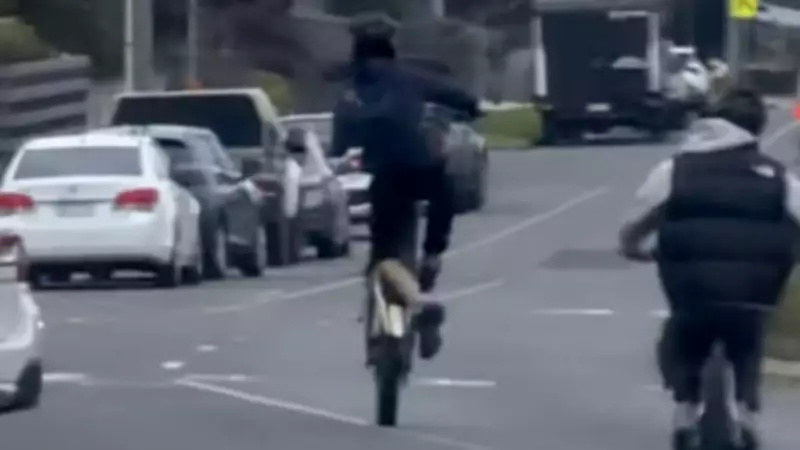Youths on E-Bikes Terrorise Surf Coast Drivers and Pedestrians in Dangerous Incidents