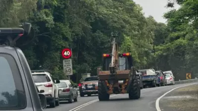 Motorists Face Long Delays After Rock Slide Shuts Kennedy Highway in Cairns