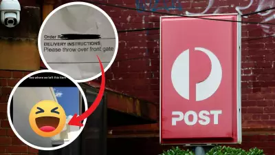 Perth Postie's Hilarious Delivery Photo Goes Viral After Following Instructions