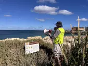 Cockburn Volunteers Use Megaphones to Protect Historic Omeo Shipwreck from Damage