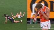 GWS Giants' Ryan Angwin Suffers Burst Ear Drum After Head Clash, Medical Process Questioned