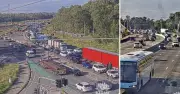 Heavy Traffic After Car Crash Near Hexham Bridge in Newcastle | Live Updates