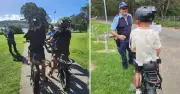 Police Conduct E-Bike Safety Patrols on Fernleigh Track in Weekend Operation