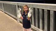 Young Fan Wins Murray Taulagi's Boots in Sideline Paper Scissors Rock Game