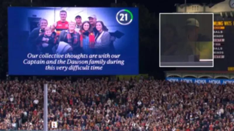 Adelaide Fans Honor Captain Jordan Dawson with Emotional Tribute After Brother's Death