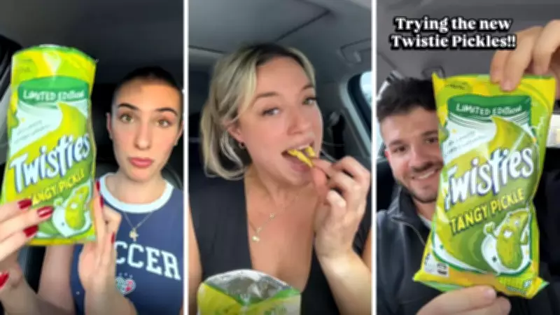 Australia's Pickle Obsession Hits New Peak with Twisties Tangy Pickle Launch