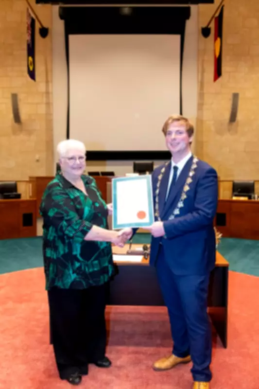 Carmel Ward Honoured as Freeman of Joondalup for Decades of Community Service