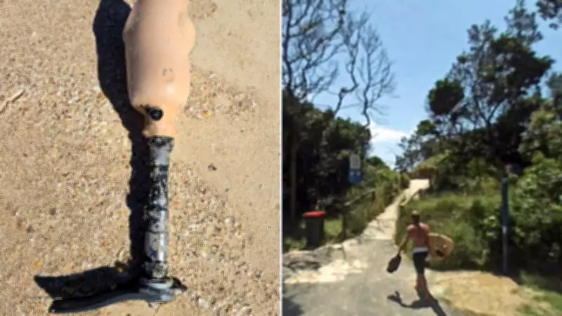 Couple's Beach Fishing Trip Leads to Discovery of Prosthetic Leg