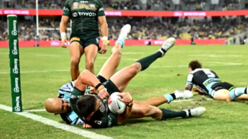 Drinkwater Shines as Cowboys Beat Sharks 46-34 in Try Fest