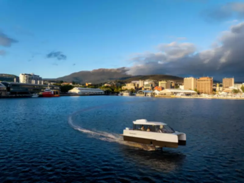 Electric hydrofoiling ferries to launch on Tasmania's Derwent River by 2027