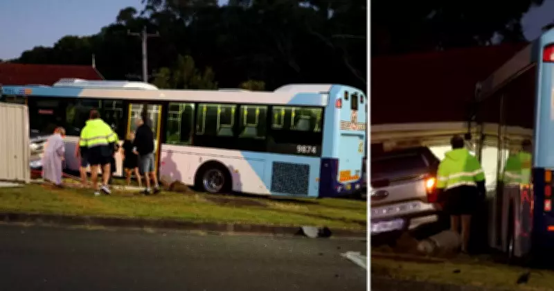 Five Injured in Dramatic Balmoral Bus and Ute Collision, Emergency Services Respond