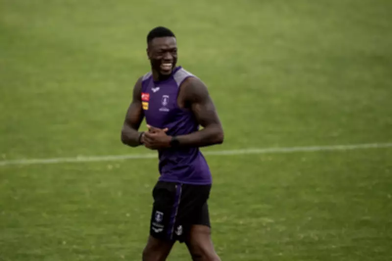 Fremantle Docker Michael Frederick Eyes Western Derby Ahead of Crucial Saturday Training