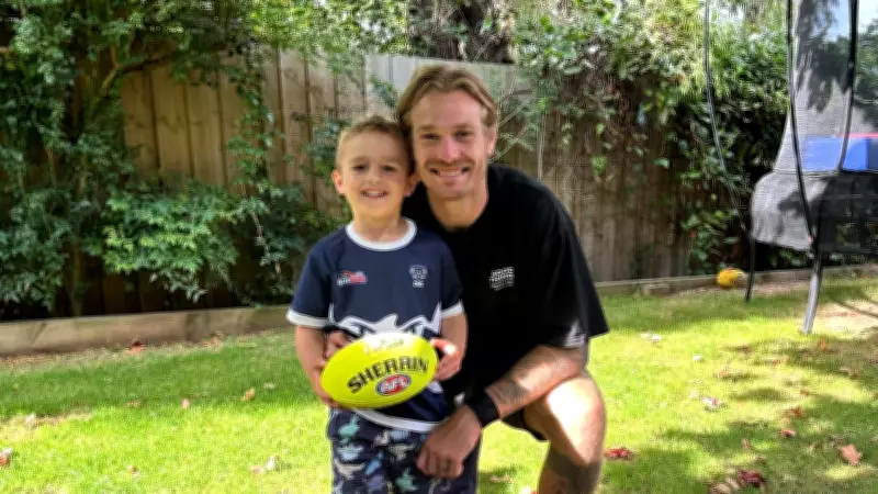 Geelong Cats Star Tom Stewart Reveals Son's Health Scare Five Years Later