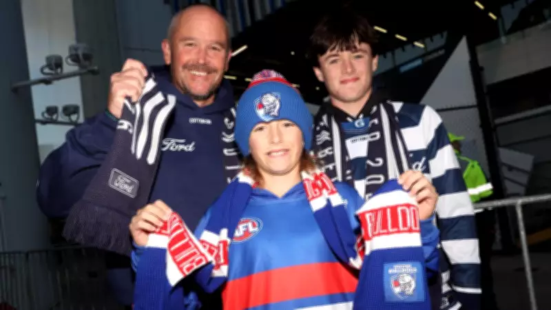 Geelong Cats vs Western Bulldogs Draw Massive Crowd at GMHBA Stadium