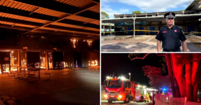 Glendale Technology High School Building Destroyed by Devastating Fire