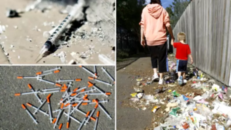 Hundreds of Used Syringes Dumped Across Geelong Playgrounds and Schools