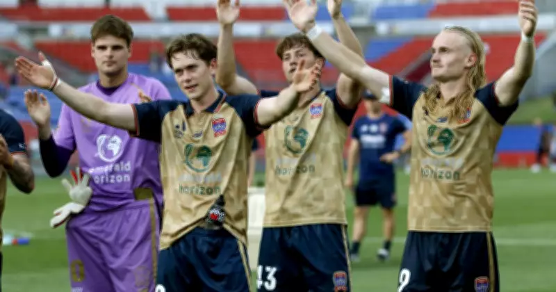 Jesse Vanstrattan Ignites Newcastle Jets' A-League Premiers Party