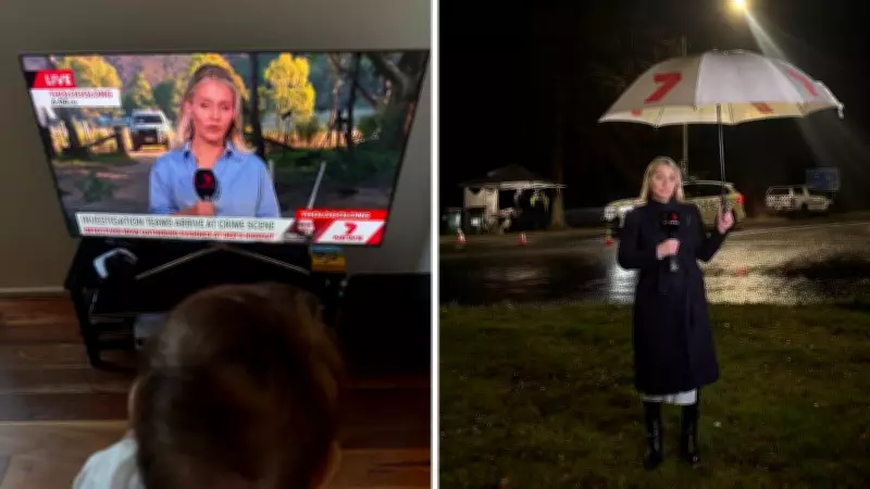 Journalist Breaks Major Manhunt News While on Maternity Leave with Baby