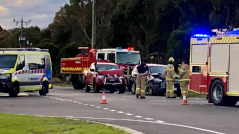 Major Emergency Response After Multi-Vehicle Crash on Reserve Road in Marshall