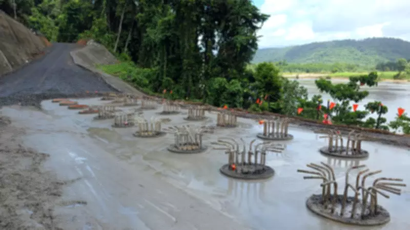 Major Piling Works Completed to Stabilise Mossman-Daintree Road Landslip