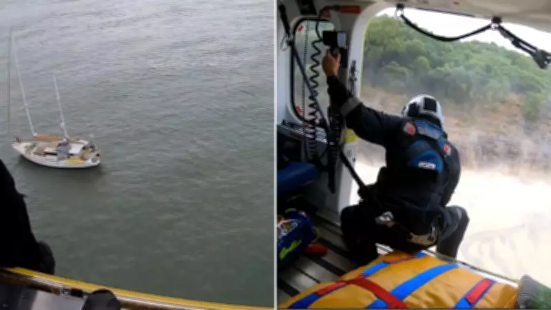 Man rescued from yacht in remote Queensland coastal region after fall