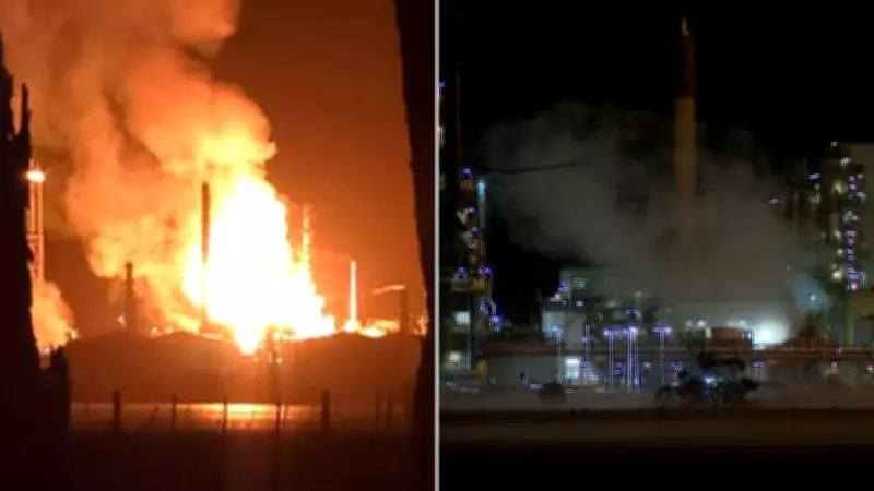 Massive Fire Erupts at Viva Energy Oil Refinery in Victoria Amid Global Fuel Crisis
