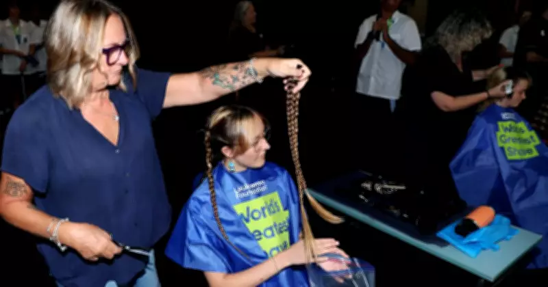 Merewether High School Shatters Record in Shave for a Cure Challenge