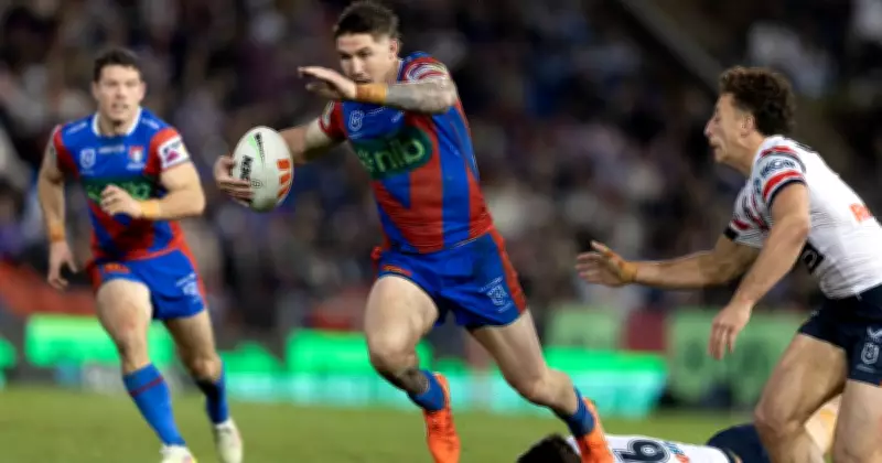 Newcastle Knights Star Dylan Lucas Suffers Suspected Throat Injury