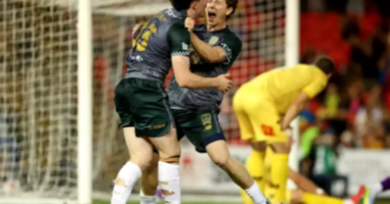 Pure box office: Newcastle Jets thrash Mariners 4-0 to seal historic A-League premiership