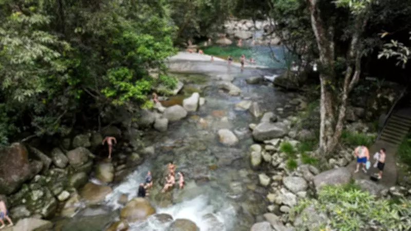 Rescue Operation for Girl Swept Down Josephine Falls Rapids