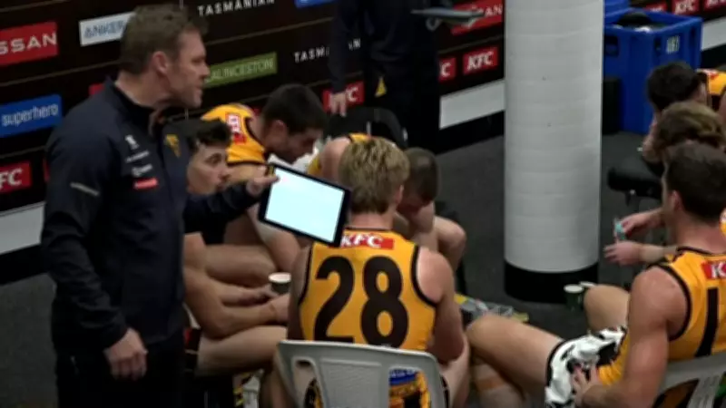 Sam Mitchell's half-time spray at Lloyd Meek explained by Kane Cornes