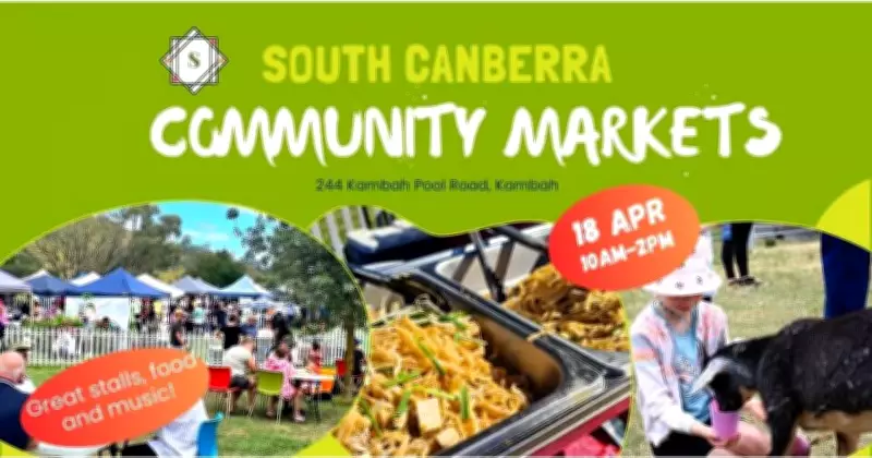 South Canberra Community Markets Return This Saturday with Local Crafts and Food