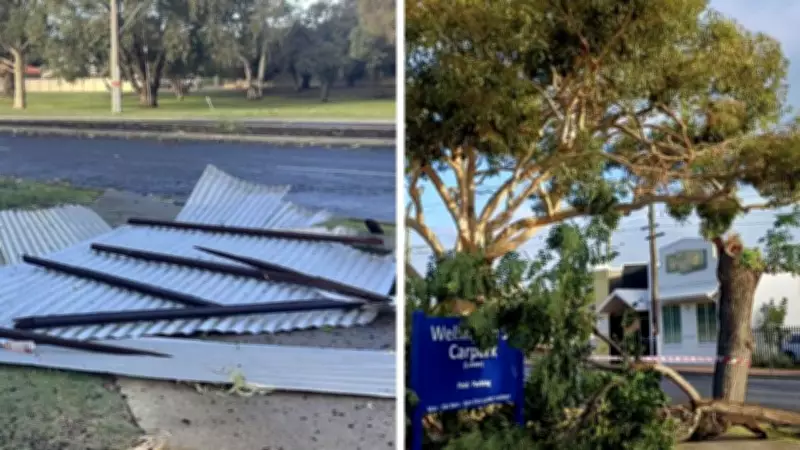Suspected Tornado Ravages Western Australia with 120km/h Winds, Causing Widespread Damage