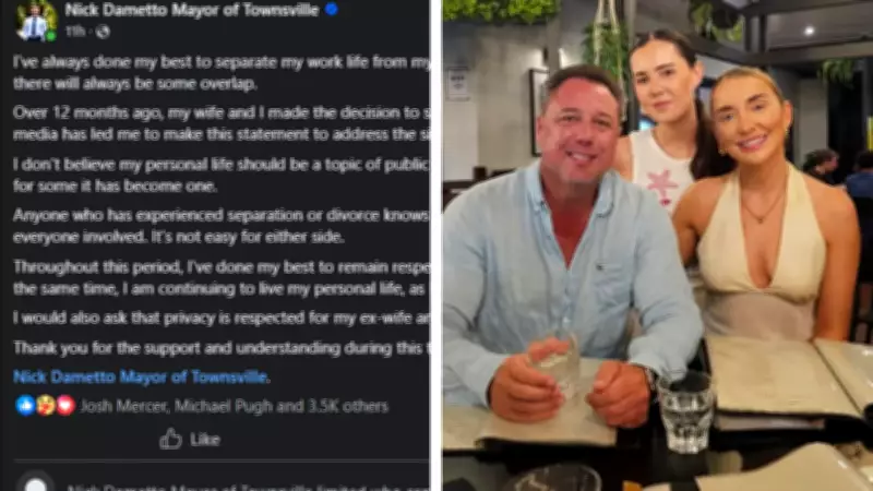 Townsville Mayor Nick Dametto Announces Separation from Wife After Year Apart