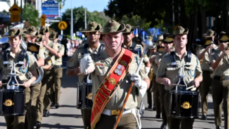 Townsville's ANZAC Day March at The Strand Draws Thousands
