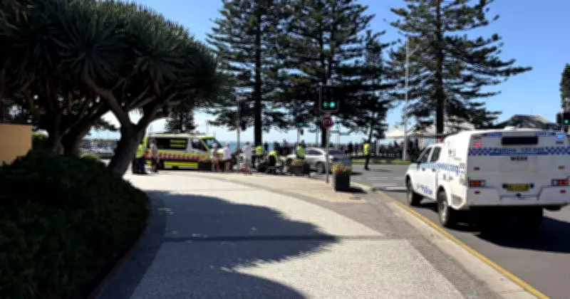 Woman Hospitalised After Scooter and Car Collision at Wollongong Harbour