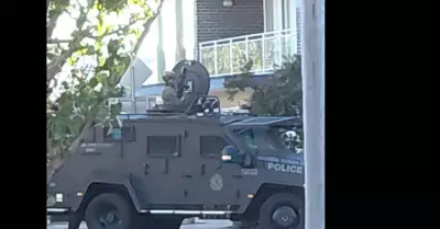 Armoured Police Vehicles Shut Down Cessnock Street in Hunter Valley Operation