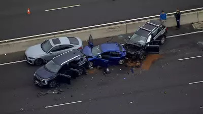 Five-Car Pile-Up on Monash Freeway Leaves Woman and Boy Critically Injured