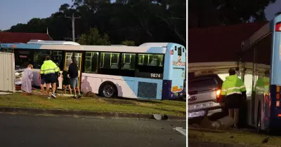 Five Injured in Dramatic Balmoral Bus and Ute Collision, Emergency Services Respond