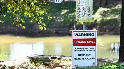 Freshwater Creek Contaminated by Raw Sewage Leak, Health Hazard Declared