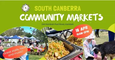 South Canberra Community Markets Return This Saturday with Local Crafts and Food