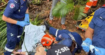 Woman Falls Four Metres Down Embankment in Thirroul Gardening Accident