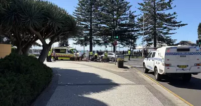 Woman Hospitalised After Scooter and Car Collision at Wollongong Harbour