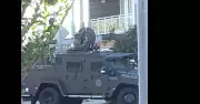 Armoured Police Vehicles Shut Down Cessnock Street in Hunter Valley Operation