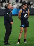 Carlton's Elijah Hollands Hospitalised After Mental Health Issue in AFL Game