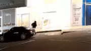 CCTV captures arsonist setting fire to Pilates studio on NSW Central Coast